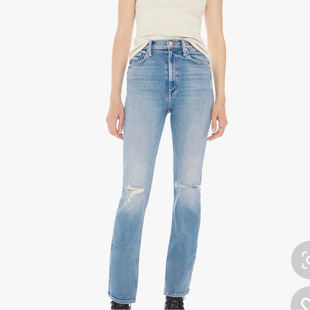 MOTHER Denim, High Waisted Rider Skimp in Tripping Twice